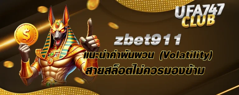 Read more about the article zbet911 แนะนำค่าผันผวน (Volatility) สายสล็อตไม่ควรมองข้าม
